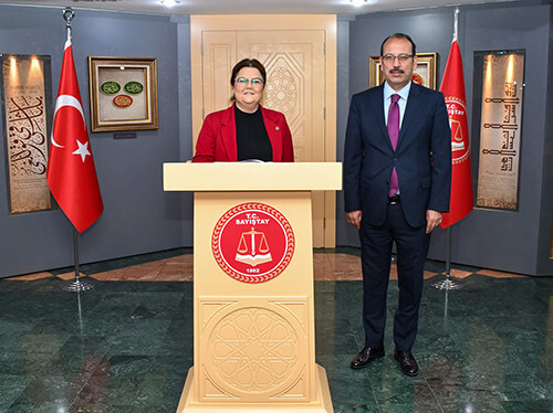 Sayıştay Başkanı Metin YENER’i, Aile ve Sosyal Hizmetler Bakanı Derya YANIK Ziyaret Etti