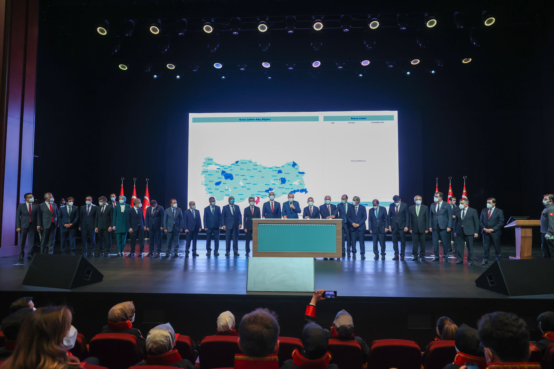 Sayıştay Başkanı Metin YENER, Adli Yargı Hakimleri ve Cumhuriyet Savcıları ile İdari Yargı Hakimlerinin Kura Törenine katıldı.