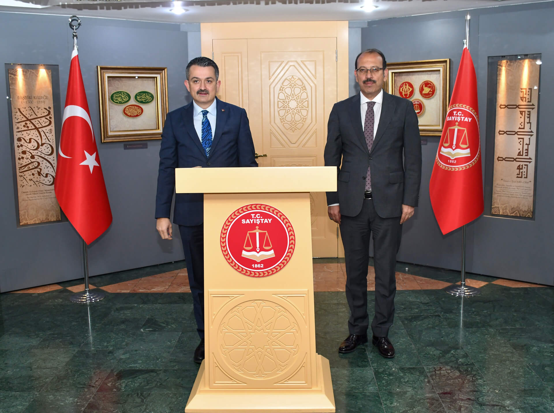 Sayıştay Başkanı Metin YENER’i, Tarım ve Orman Bakanı Dr. Bekir PAKDEMİRLİ Ziyaret Etti