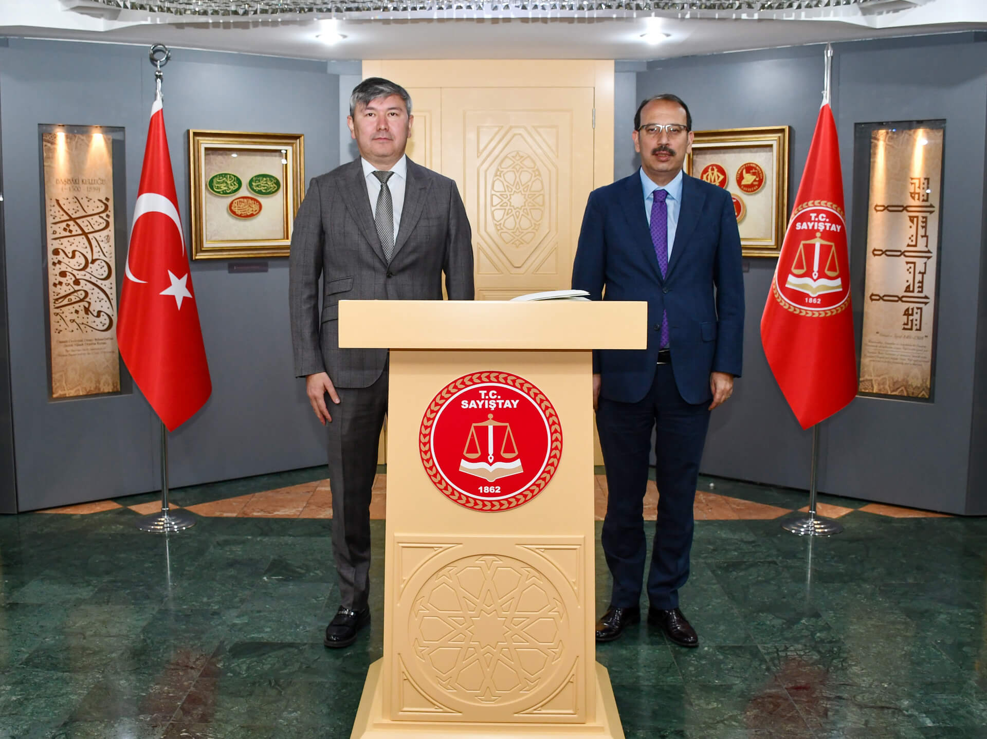 Kazakistan Cumhuriyeti Ankara Büyükelçisi Abzal SAPARBEKULY, Sayıştay Başkanı Metin YENER’i Ziyaret Etti